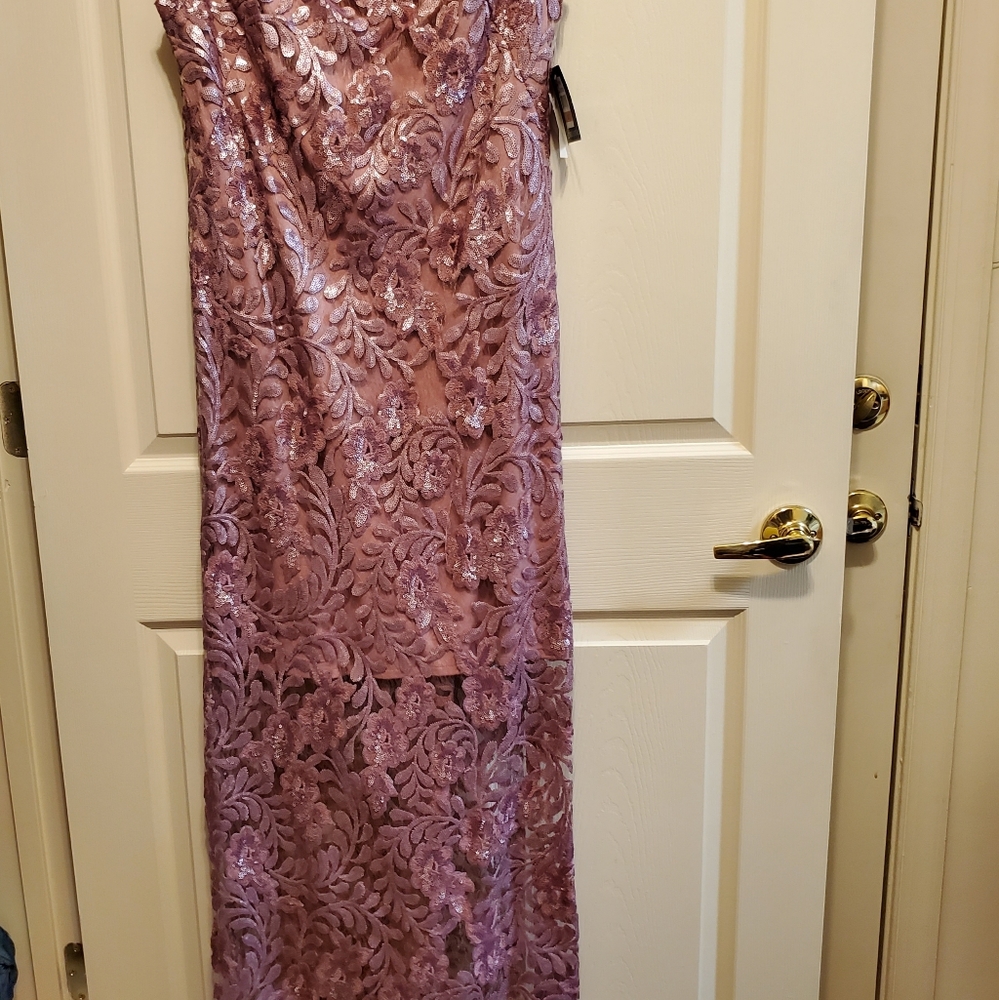 Dusty Rose Evening Gown